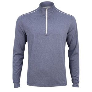 johnnie-O Lammie 1/4 Zip - navy
